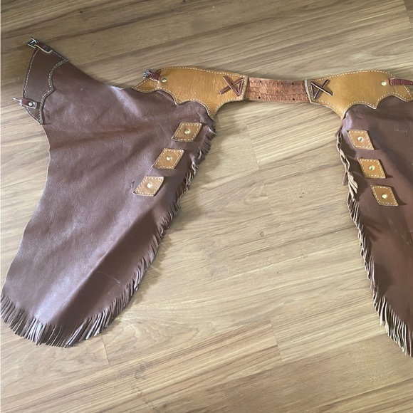 Genuine leather chaps for little boys-adorable! - Picture 4 of 12